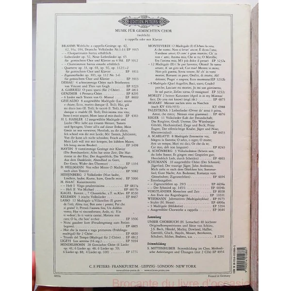 16 Female Choruses (Partition) Schumann Robert (texte en Allemand)