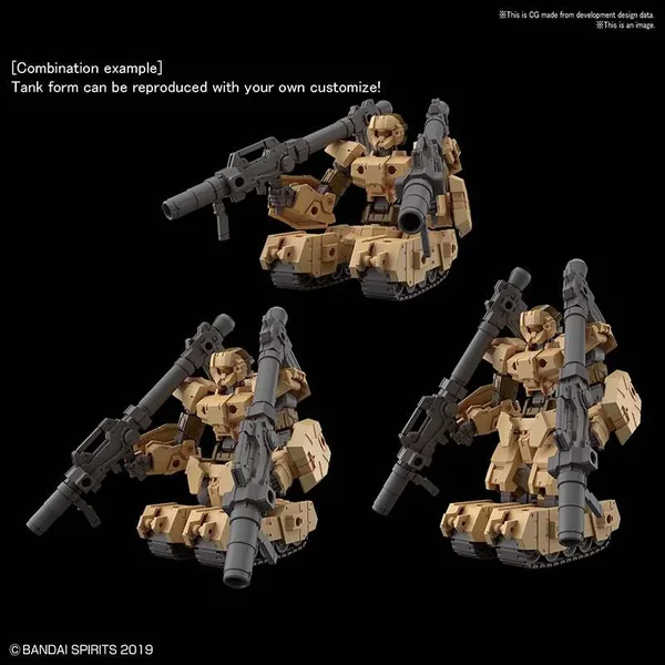 30 Minutes Missions: eEXM-17 Alto Ground Type Brown 1:144 Model Kit