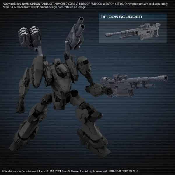 30MM - Option parts set Armored Core VI Weapon set 02 - Model Kit