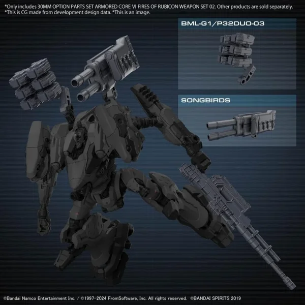 30MM - Option parts set Armored Core VI Weapon set 02 - Model Kit