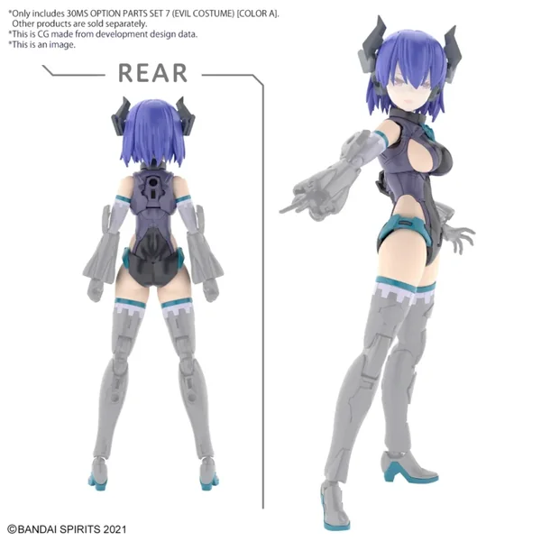 30MS OPT PARTS SET 7 EVIL COSTUME COLOR