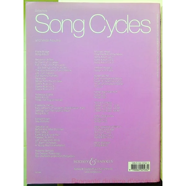 4 Last chansons Quatre dernier chansons Strauss (Partition)