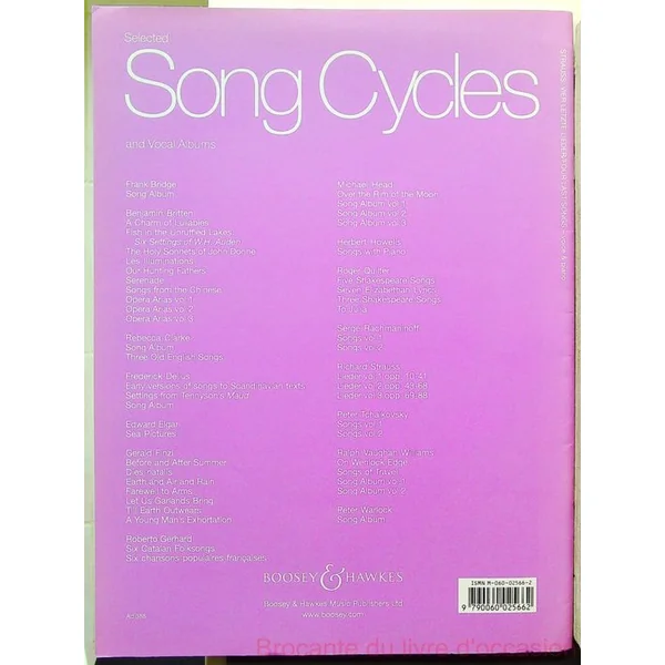 4 Last chansons Quatre dernier chansons Strauss (Partition)