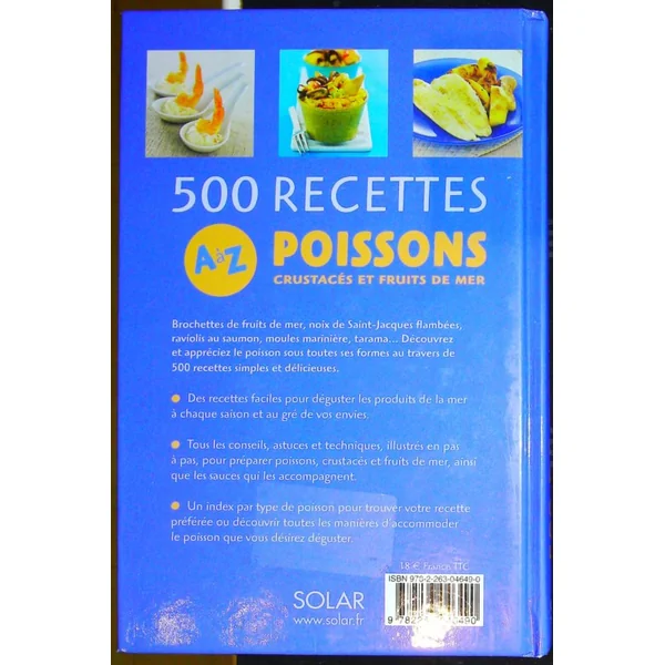 500 recettes de poissons de A à Z