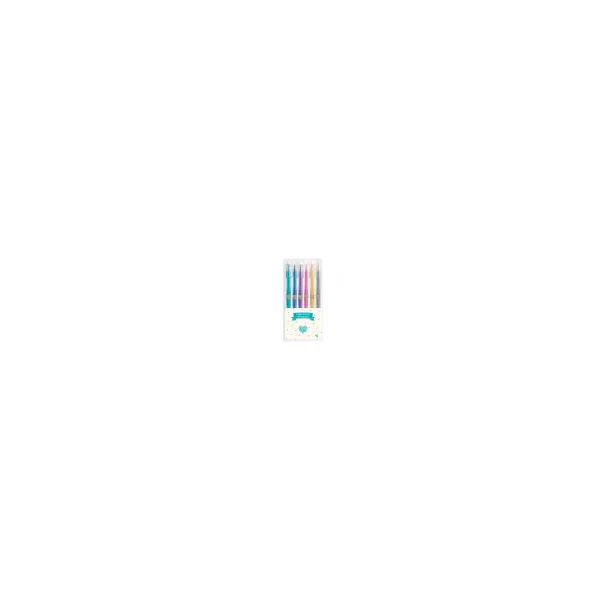6 glitter gel pens - Stationery page Djeco