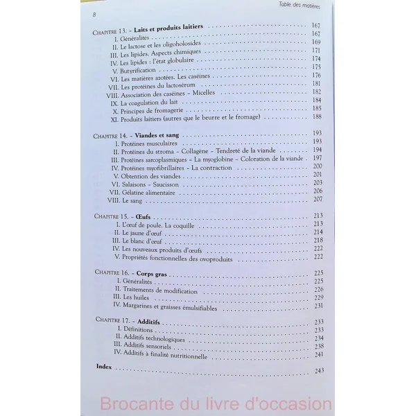 Abrégé de biochimie alimentaire
