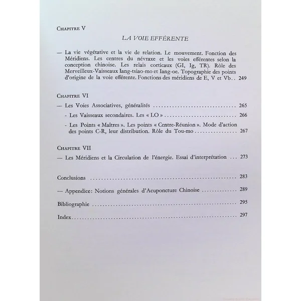 Acuponcture chinoise - Ses bases neuro-physiologiques