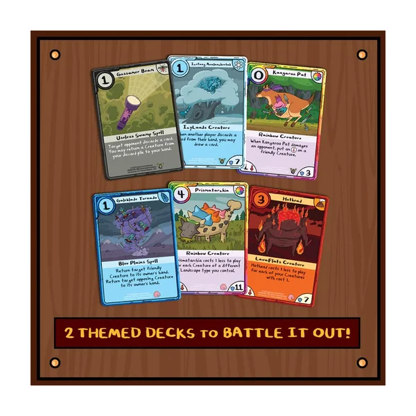 Adventure Time Card Wars Prismo vs. The Lich
