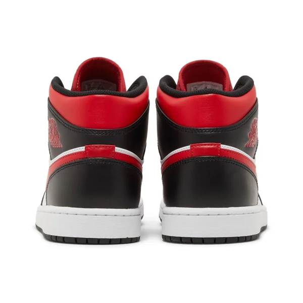 Air Jordan 1 Mid 'Bred Toe'