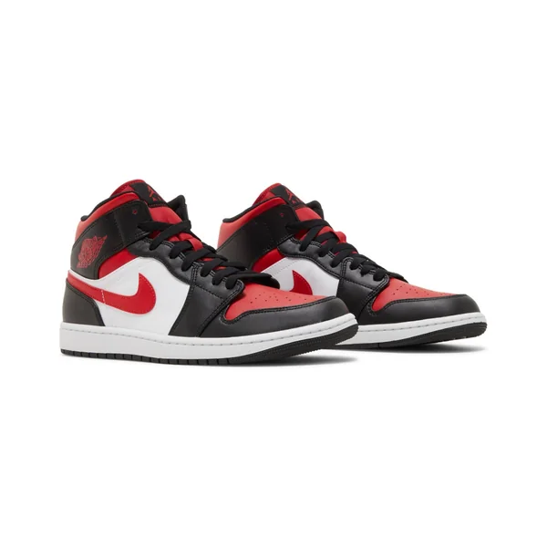 Air Jordan 1 Mid 'Bred Toe'