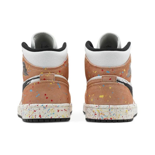 Air Jordan 1 Mid SE 'Brushstroke Paint Splatter'