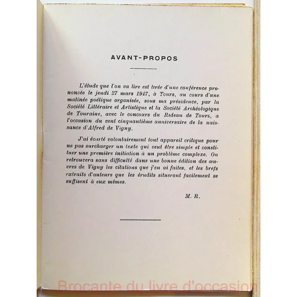 Alfred de vigny et l'ésotérisme
