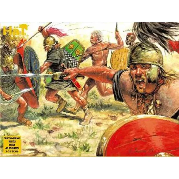 Alliés carthaginois : 48 figurines.