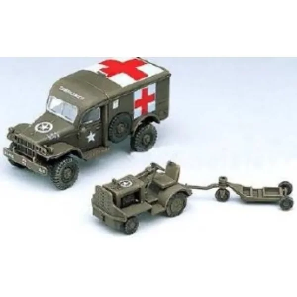 Ambulance US & tracteur 2ème GM