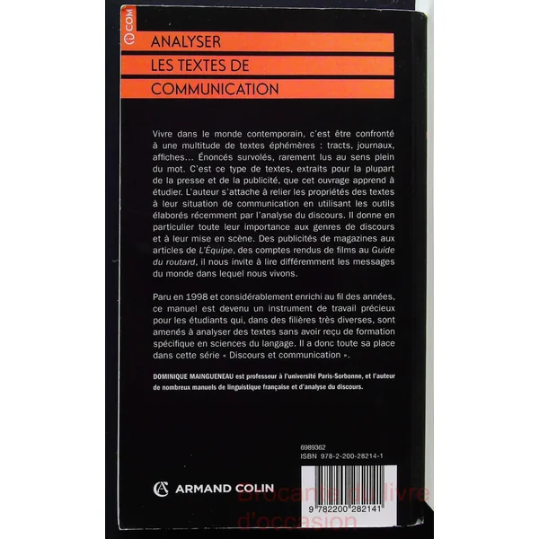 Analyser les textes de communication-