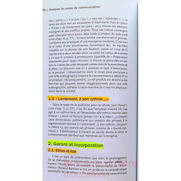 Analyser les textes de communication-