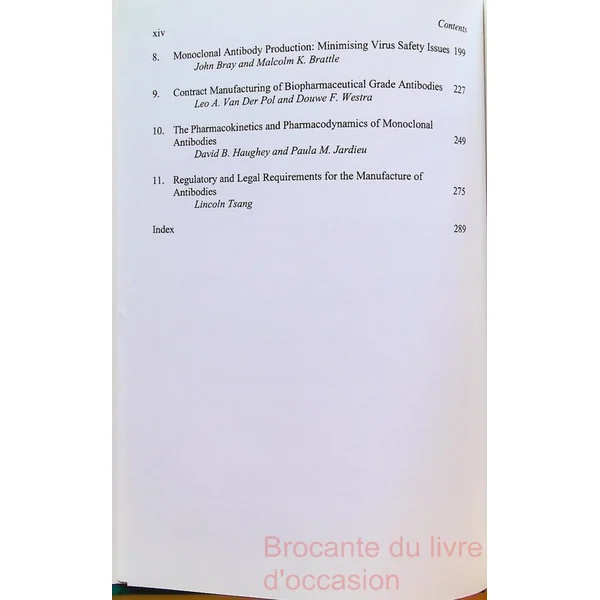 Antibodies Production and Purification (1) Livre en Anglais
