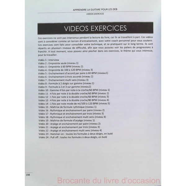Apprendre la guitare avec DVD