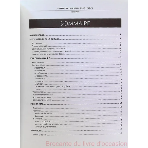 Apprendre la guitare avec DVD