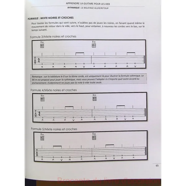 Apprendre la guitare avec DVD