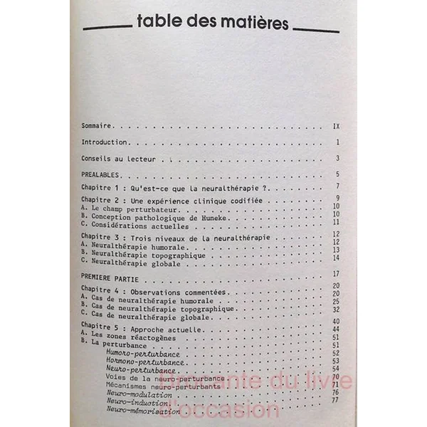 Aspects actuels de la neuralthérapie-