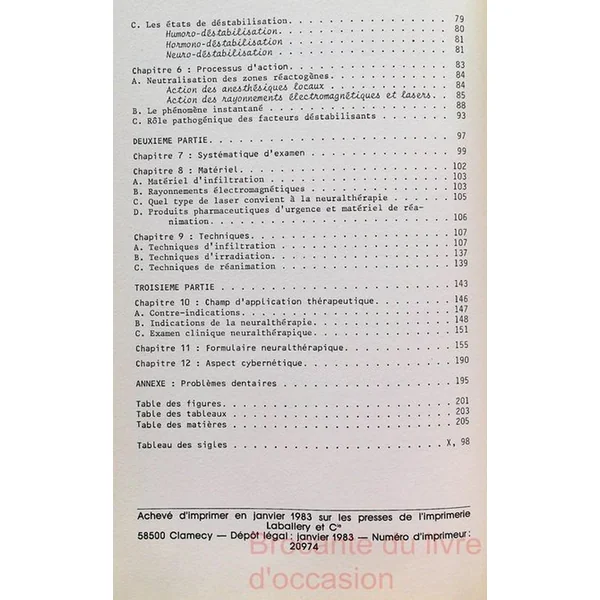 Aspects actuels de la neuralthérapie-