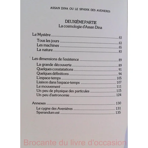 Assan F. Dina ou le sphinx des avenières