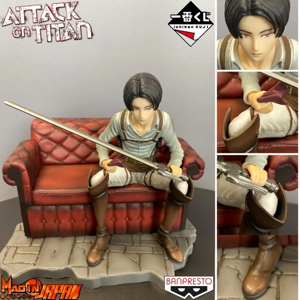 ATTACK ON TITAN Figurine Levi Ackerman Ichiban Kuji Banpresto