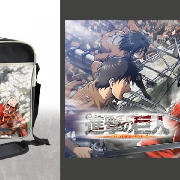 Attack on Titan - Sac coursier Crew Attack