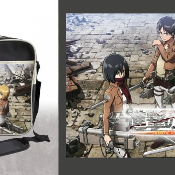 Attack On Titan - Sac coursier Trio-Brother