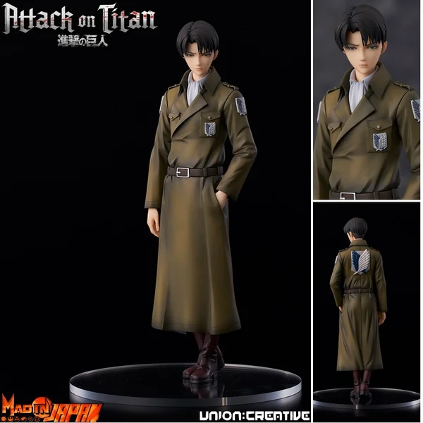 ATTACK ON TITAN Statuette Levi Ackerman Coat Style Union Creative