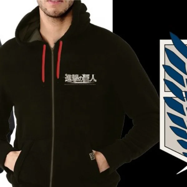 Attack on Titan - Veste noir Bataillon d'exploration