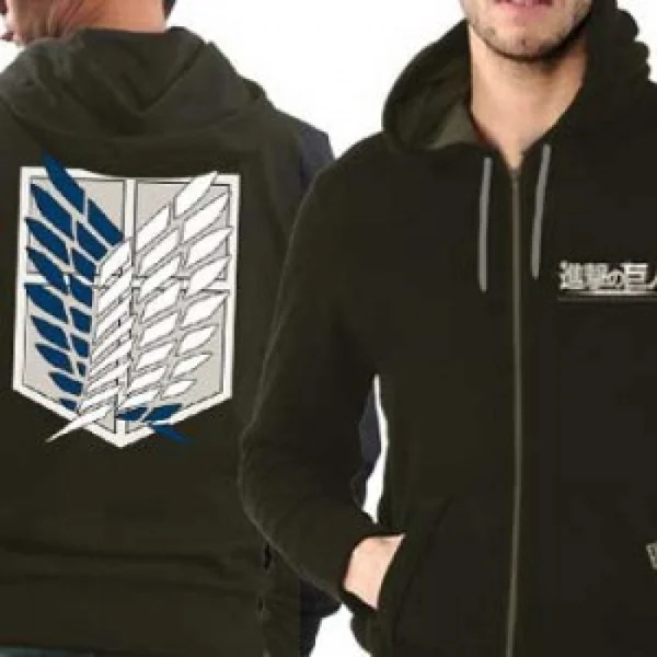 Attack on Titan - Veste noir Bataillon d'exploration