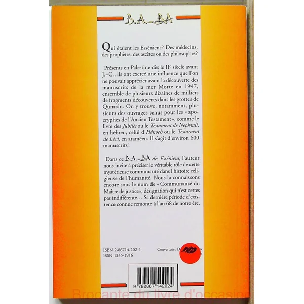 B.A.-BA des Esséniens