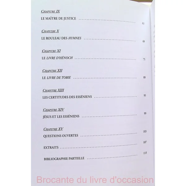 B.A.-BA des Esséniens