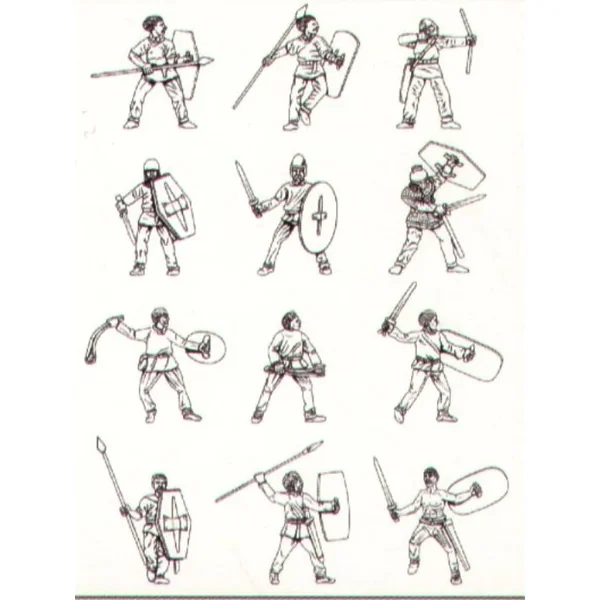Bandes de guerre gauloises - 48 figurines par boîte