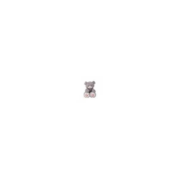 Bear Soft Toy, grey, 31 cm