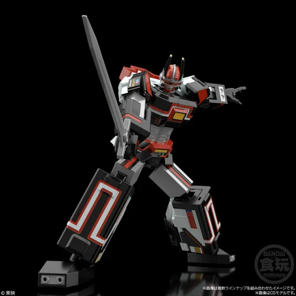 BIOMAN Figurine Bio Robo Mini Pla Bandai Shokugan