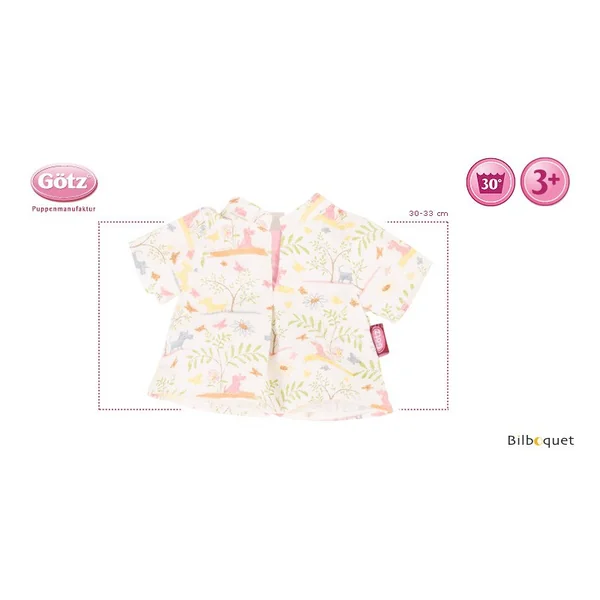 Blouse tropicale - Vêtement pour poupée 30-33cm