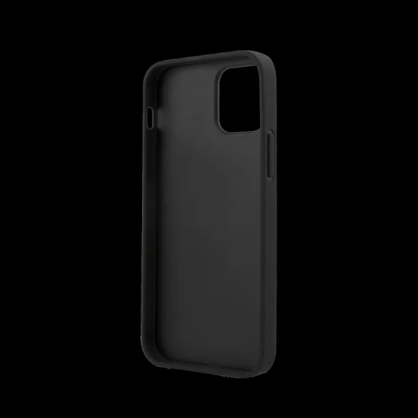 BMW Coque iPhone 12 Pro (6.1") Cuir Noir BMHCP12MMCARBK