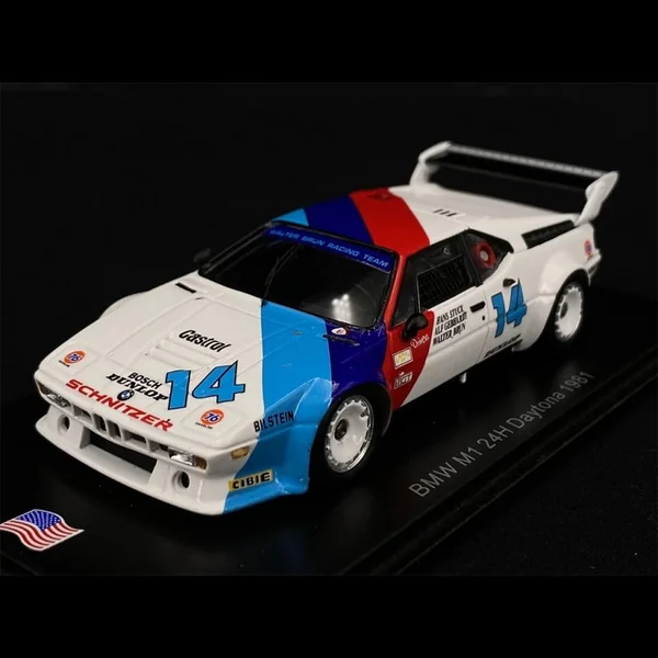 BMW M1 n° 14 24h Daytona 1981 1/43 Spark US085