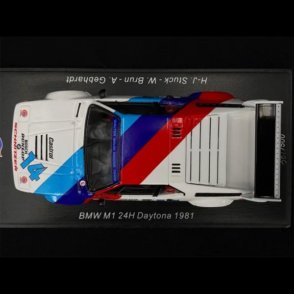 BMW M1 n° 14 24h Daytona 1981 1/43 Spark US085