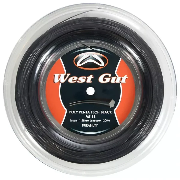 Bobine West Gut Poly Penta Black MT18 200m