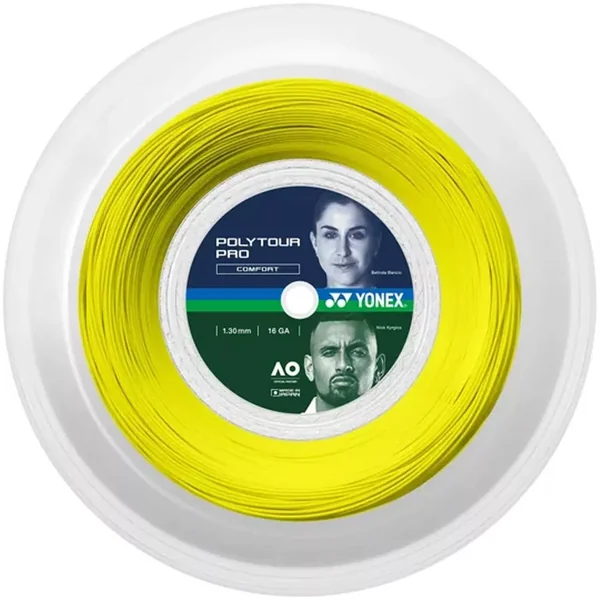 Bobine Yonex Poly Tour Pro Jaune 200m