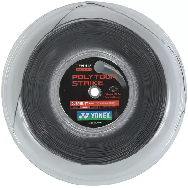 Bobine Yonex Poly Tour Strike Noir 200m