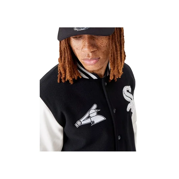 Bomber New Era Chicago White Sox MLB Wordmark Noir