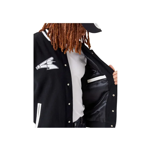 Bomber New Era Chicago White Sox MLB Wordmark Noir