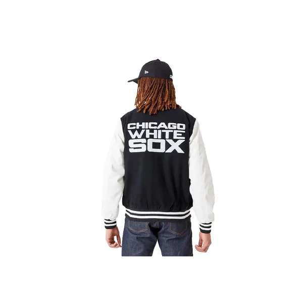 Bomber New Era Chicago White Sox MLB Wordmark Noir