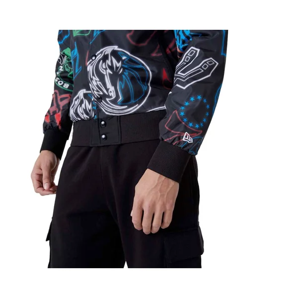 Bomber New Era NBA All Over Print Noir