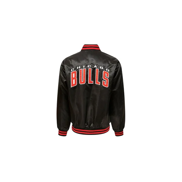 Bomber New Era Noir Chicago Bulls Wordmark